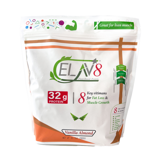 ELAV8 Plant-Based/Vegan Protein Powder [Almond Vanilla]